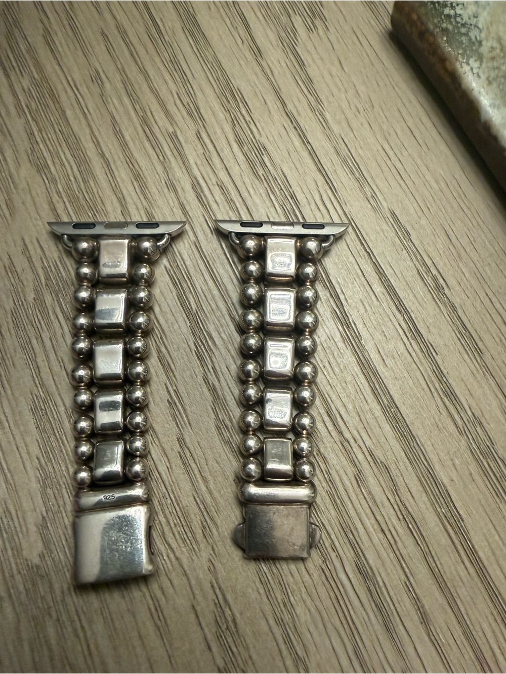 LAGOS Sterling Silver Beaded Link Apple Watch Band - Picture 3 of 5